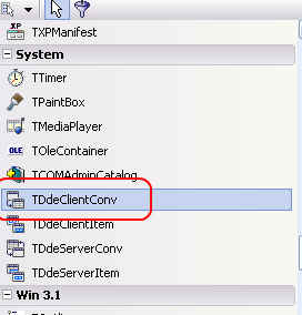  1.   COM (TDdeClientConv, OLE).