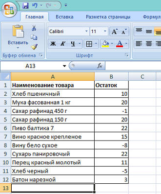 Как сделать отрицательное значение красным 111 Как сделать отрицательное значение красным 83